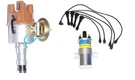 New Points Distributor Coil & Ignition Lead Talbot Fiat Citroen Peugeot Campers. Fixed Price $174.07.