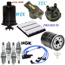 Tune Up Kit Filters Cap Wire Spark Plugs For Mitsubishi Mighty Max L4 2.4L 1994. Fixed Price $132.70.