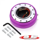 Purple 6 Hole Short Hub Quick Steering Wheel Release Adapter 1.5" Thin For Mazda. Fixed Price $29.00.