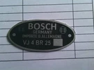 Plate Bosch Type S95 Porsche 356 Vw Beetle Distributor. Fixed Price $22.45.