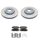 Durago Front Rotors Akebono Proact Ceramic Disc Brake Pads Kit For Acadia Blazer. Fixed Price $208.95.