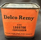 Vintage Auto Part: Delco Remy 1869706 Ignition Condenser Lot Of 4 Nos. Fixed Price $63.99.