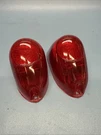 Lucas L549 Type Rear Lamp Lens Pair Red Jaguar Morgan Morris Minor Triumph Mga. Fixed Price $45.00.