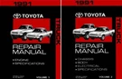 1991 Toyota Pickup Factory Shop Service Manual. Fixed Price $186.00.