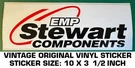 Emp Stewart Components - Vintage Original Vinyl Decal Sticker. Fixed Price $9.42.