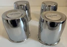 (4) Procomp Chrome Center Caps 3.3 Inch Diameter For Jeep Truck & Trailer Wheels. Fixed Price $49.95.