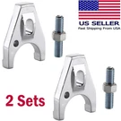 2PC Chrome Billet Aluminum Distributor Clamp Hold Down For Chevy Sbc Bbc. Fixed Price $17.84.