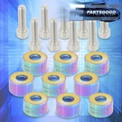 M8X1.25 Neo Chrome Exhaust Header Washer Cup Bolts For Jdm Civic Integra B16 B18. Fixed Price $11.99.