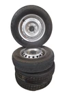 Jdm Mini Truck 4X12" Steel Wheels W/ Caps & Tires Daihatsu Hijet 4X100 145R12. Fixed Price $399.99.