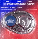 69-91 Sbc Chrome Timing Cover Proform 141-215. Fixed Price $36.81.