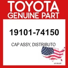 Toyota Genuine 19101-74150 Cap Assy Distributo Oem 1910174150. Fixed Price $24.36.