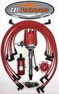 Small Cap Chevy C3 Corvette Hei Distributor Red + 45K Coil 8MM Plug Wires. Fixed Price $235.85.