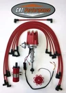 Small Cap Ford Y Block 256-272-292-312 Red Hei DISTRIBUTOR+45K Coil Plug Wires. Fixed Price $246.96.