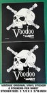 Voodoo By Lunati Cams - Vintage Original Vinyl Decal Racing 2 Stickers. Fixed Price $8.66.