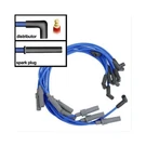 Summit Spark Plug Wires Spiro Wound 8MM Blue Straight Boots 5.2 5.9L. Fixed Price $58.99.