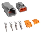 Msd 8184 2-PIN Deutsch Connector, 12-14 Gauge. Fixed Price $47.25.