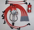 Pontiac 350 389 455 Red Small Cap Hei Distributor + 45K Coil Usa Wires. Fixed Price $158.95.