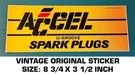 Accel U-groove Spark Plugs Vintage Original Decal Sticker Performance-engine. Fixed Price $7.24.