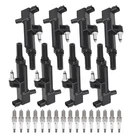8X Ignition Coil & 16X Spark Plugs For Jeep Commander 4.7L V8 2008-2009 UF601. Fixed Price $103.31.