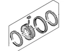 Genuine Ford Synchronizer Assembly 1C3Z-7124-CA. Fixed Price $152.81.