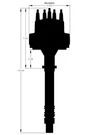 Msd Ignition 85555 Pro-billet Distributor For Chevy Black V8. Fixed Price $399.95.