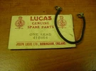 Nos Lucas Distributor Lead Alfa Romeo Austin A30 A40 Jowett Sunbeam Alpine 90. Fixed Price $19.00.