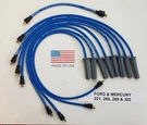 Small Block Ford Mercury 289 302 351W 8.5MM Blue Spiral Spark Plug Wires Usa. Fixed Price $61.95.