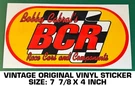 Bobby Cabral's Race Cars And Components - Vintage Original Vinyl Decal Sticker. Fixed Price $10.14.
