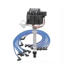 Summit CSUM2210, Ignition Combo, Hei Distributor, Black Cap, Blue Wires, Kit. Fixed Price $180.98.