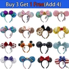 Disney-park's Sequin Minnie Mouse Ears Headbands Mickey Stock. Fixed Price $15.82.