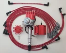 Chevy Small Block Red Cap Hei Distributor 8.5MM Wires Under Exhaust+coil. Fixed Price $161.95.