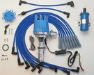 Small Cap Ford Fe 390 427 428 Blue Hei Distributor + 45K Coil Spark Plug Wire. Fixed Price $248.95.