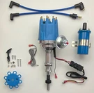 Small Cap Ford 5.8L 351 Efi Carb Conversion Blue Hei Distributor + 45K Coil. Fixed Price $188.95.
