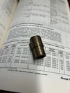 1957 Ford Truck Y Block Nos Distributor Bushing 8EQ-12120. Fixed Price $24.99.