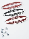 Gene Smith Reproduction Parts SB-16WR Delco-remy Tags, (2) Red; (1) Black, Set. Fixed Price $18.93.