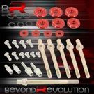 For K20 K24 K-series Valve Cover Washer Seal Bolt Nut Kit Aluminum Red. Fixed Price $30.94.