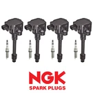 Ape Igntion Coil & Ngk Spark Plug 4PCS For 16-20 Honda Civic/ Fit L4. Fixed Price $95.11.