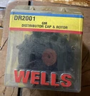 Wells DR2001 Gm Distributor Cap Rotor Kit Old Stock 74-90 V8 New Sealed. Fixed Price $19.99.
