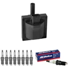 Ignition Coil & 8X Acdelco Spark Plug For Chevrolet S10 4.3L V6 DR49. Fixed Price $48.48.