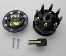 Black Ready-to-run/pro Billet Replacement Distributor Cap + Rotor Procomp Speedm. Fixed Price $39.95.