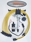 Small Cap Corvette Tach Drive Hei Distributor, 45K Coil + Yellow Wires Under Exh. Fixed Price $239.98.