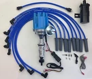 Ford 390 427 428 Blue Small Female Cap Distributor + Black Coil 8.5MM Wires. Fixed Price $241.95.