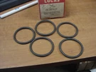 5 Nos Lucas Distributor Rings Jaguar XJ12 Xjs Triumph TR7 Seals Block. Fixed Price $12.00.