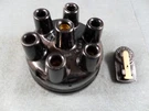 Nos 6 Cyl Black Auto-lite IG1323 Cap IG1320 Rotor Hupmobile Overland Willys. Fixed Price $37.50.
