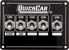 Quickcar Racing Products #50-7731 Ignition Panel Single Ing. W/acc Switches. Fixed Price $146.95.