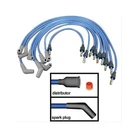 Summit Racing Spark Plug Wires Spiro Wound 8MM Blue 45 Deg Boots Chevy Bb V8 Set. Fixed Price $67.99.