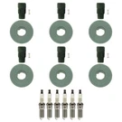 Ngk G-power Platinum Spark Plugs Coil Boots Kit Ford Edge Flex Fusion V6. Fixed Price $79.95.