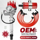 For Chevy 327 350 Small Cap Hei Distributor+red Coil 8.5MM Wires Under Exhaust. Fixed Price $125.99.