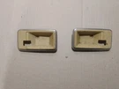 78 79 80 C3 Corvette Chrome Tan Door Latch Bezels. Fixed Price $40.00.