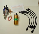 New Complete 25D Electronic Distributor Lucas Coil Plug Wire Set Triumph TR3 TR4. Fixed Price $229.95.